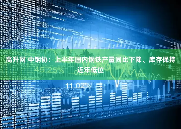 高升网 中钢协：上半年国内钢铁产量同比下降、库存保持近年低位